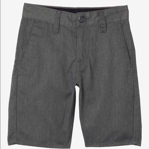 Gray boys Volcom shorts